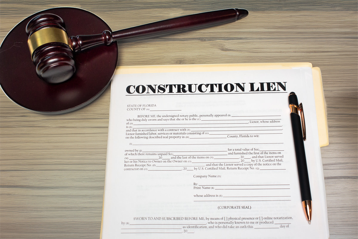 Construction liens